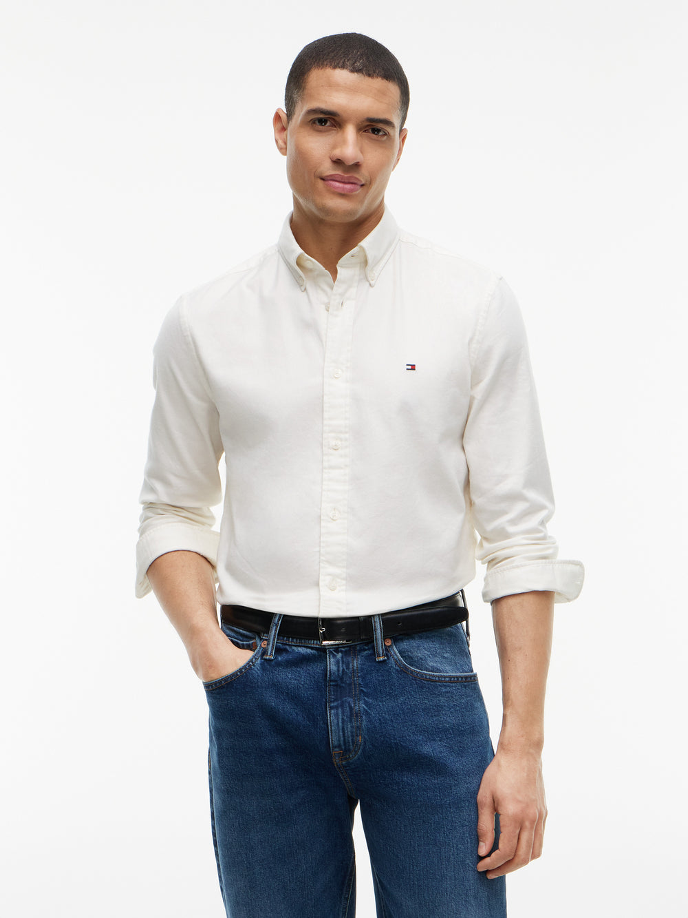 Regular Fit Solid Flannel Shirt