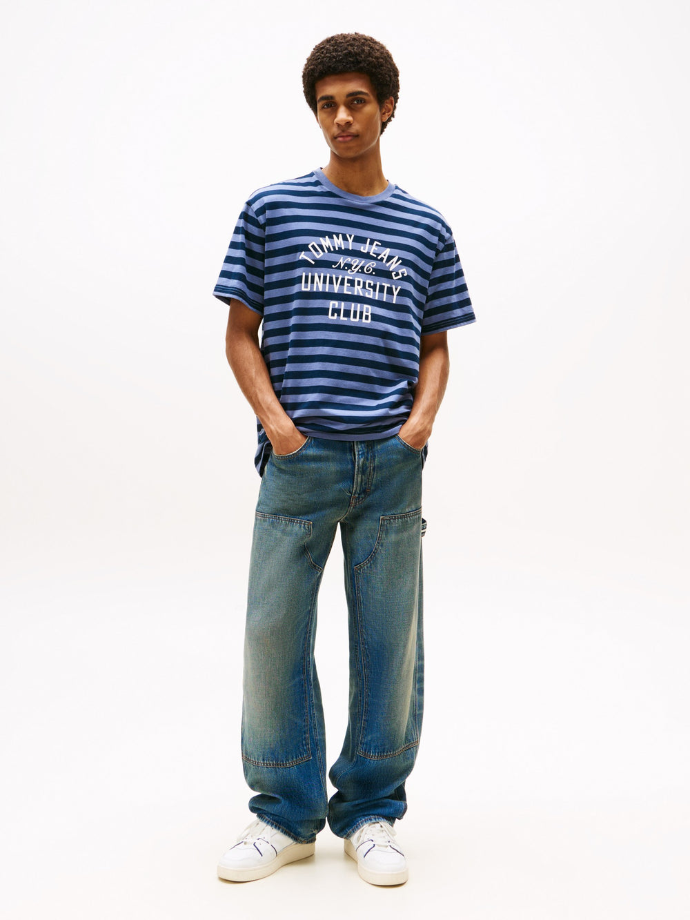 Relaxed Fit Stripe T-Shirt