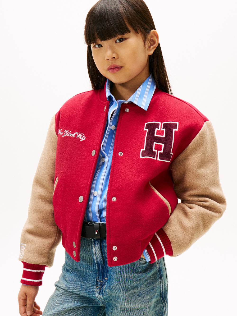 Kids Colorblock Bomber Jacket