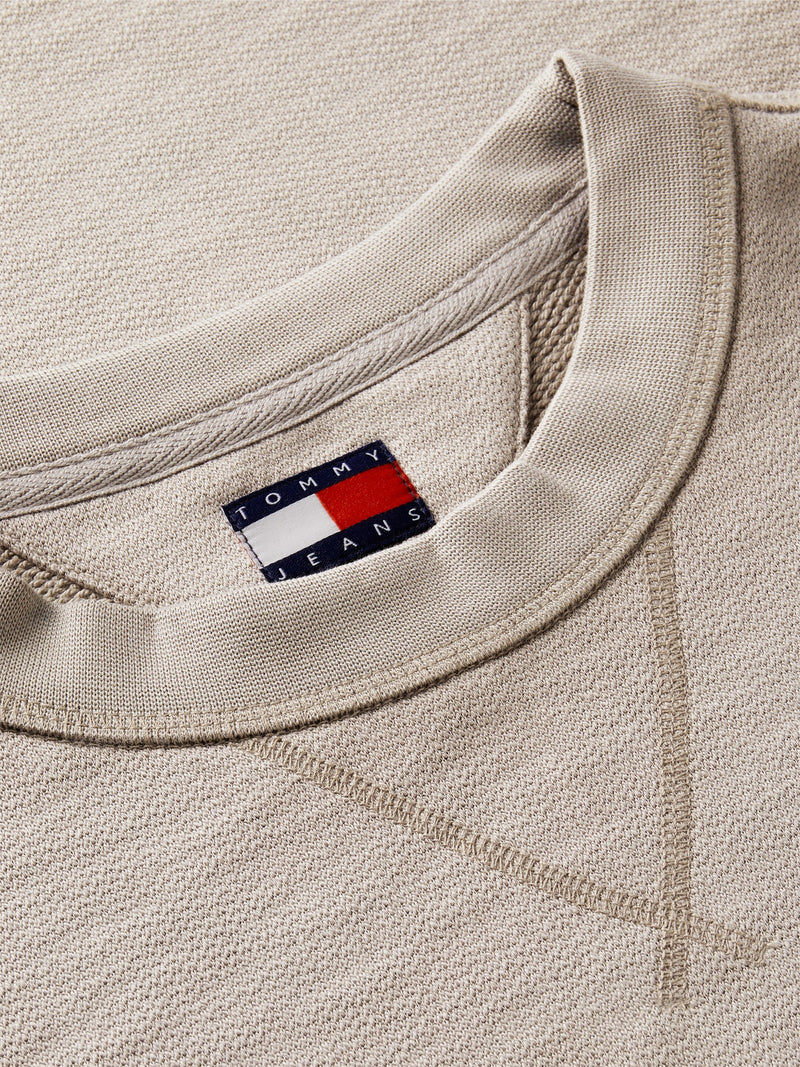 Relaxed Fit Terry Crew Neck Sweatshirt