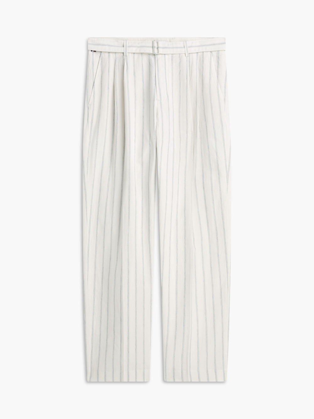 Grand Loose Pleated Linen Trouser