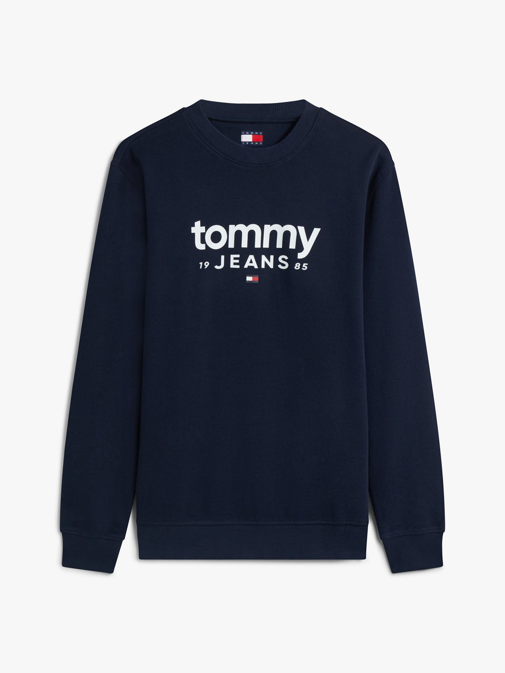 Regular Fit Suede Terry Crew Neck Sweatshirt