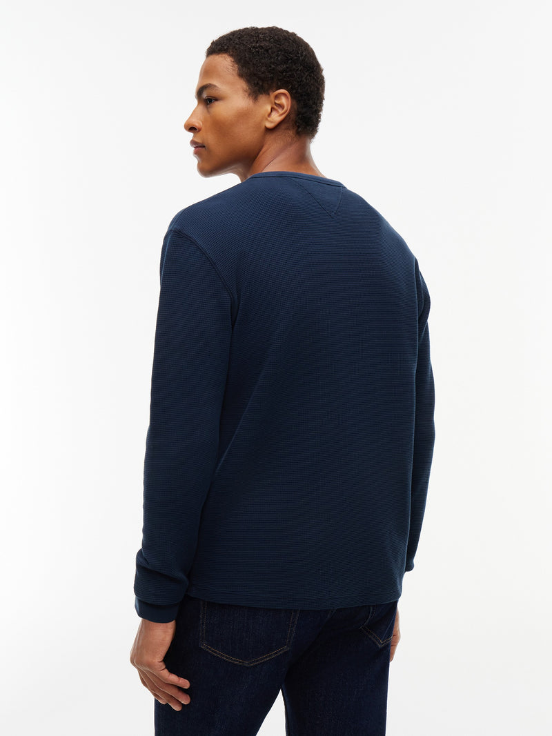 Regular Fit Henley Long Sleeve T-Shirt