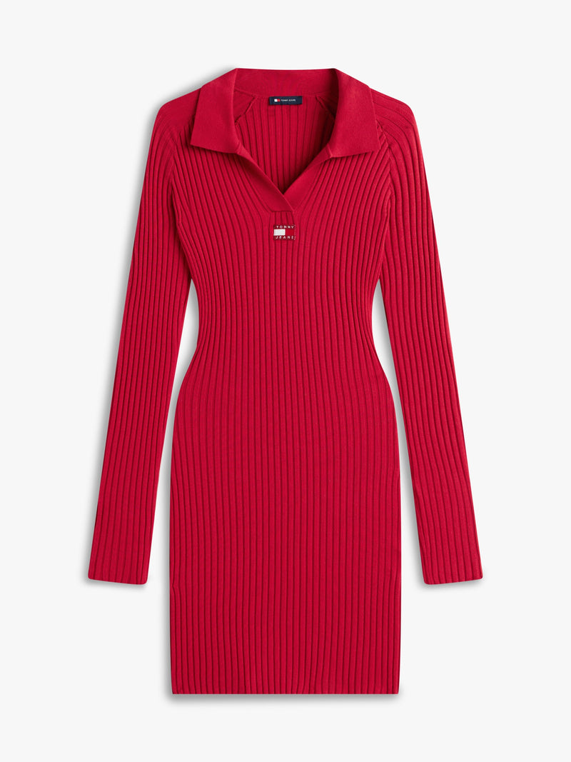 Full Sleeve Solid Sweater Bodycon Dress