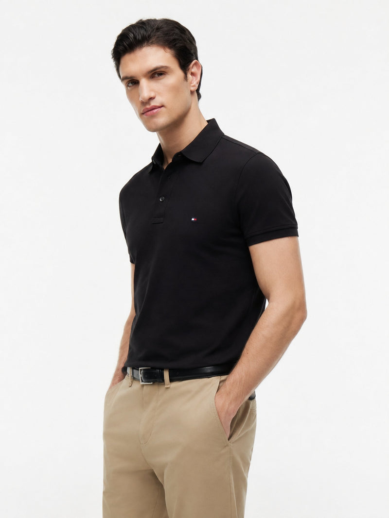 Slim Fit Solid Pique Polo