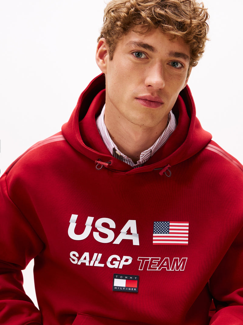 Relaxed Fit Interlock Hoodie