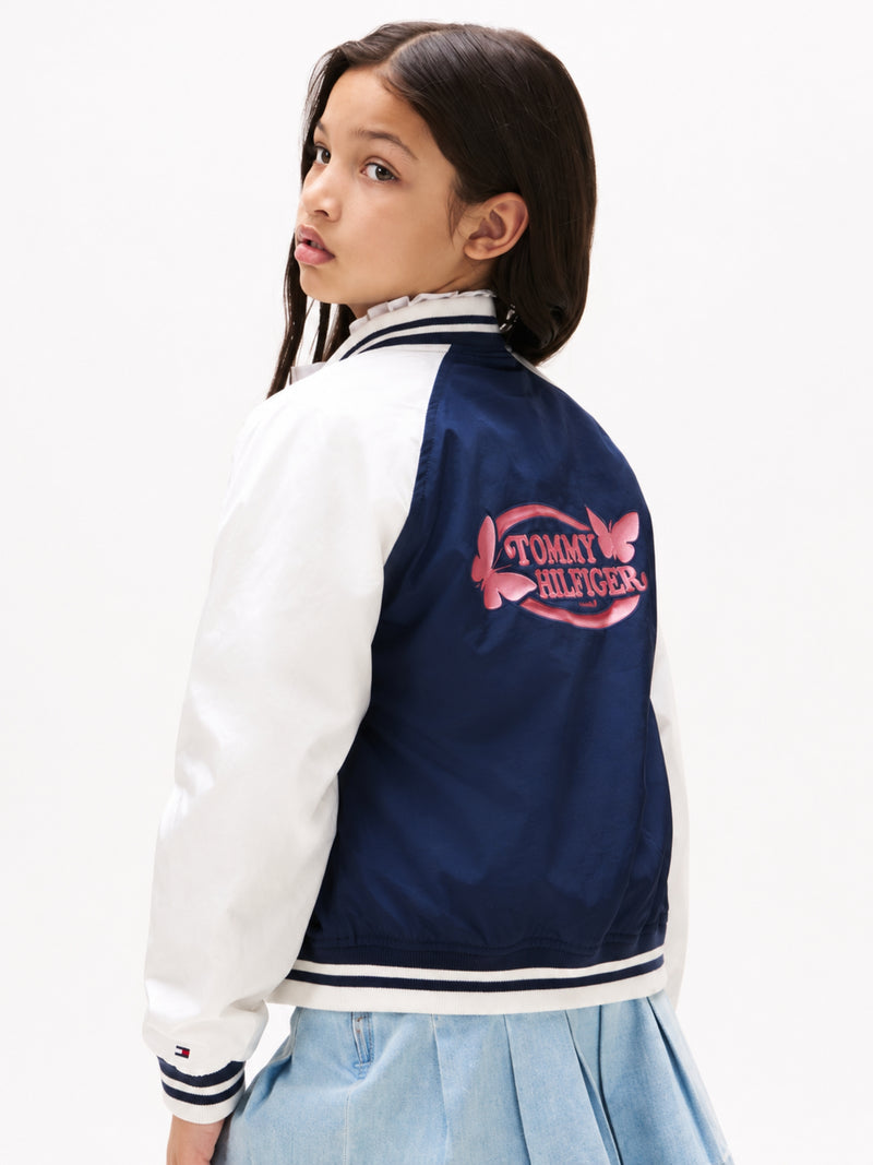 Kids Colorblock Bomber Jacket