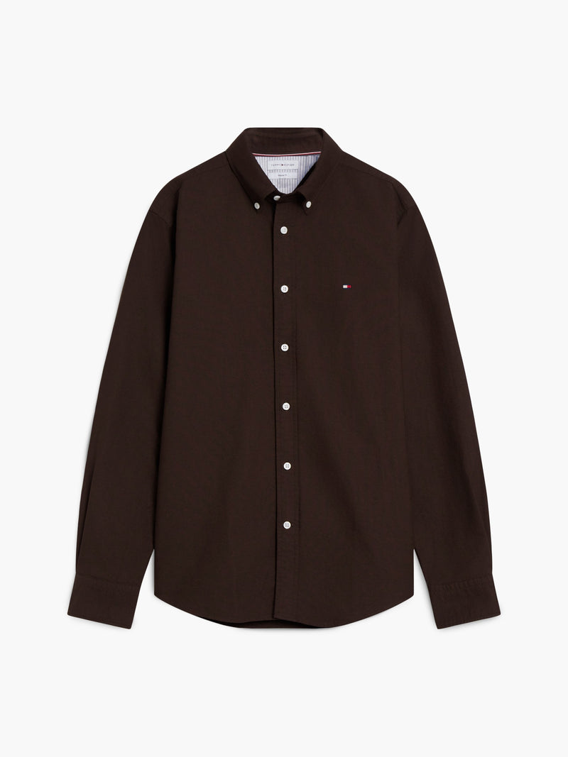 Regular Fit Solid Oxford Shirt