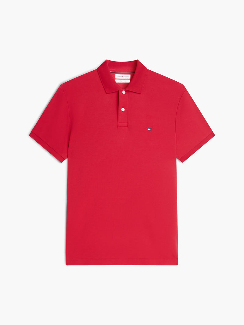 Regular Fit Solid Liquid Cotton Polo