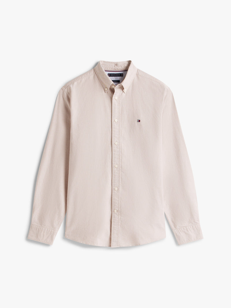 Regular Fit Solid Oxford Shirt