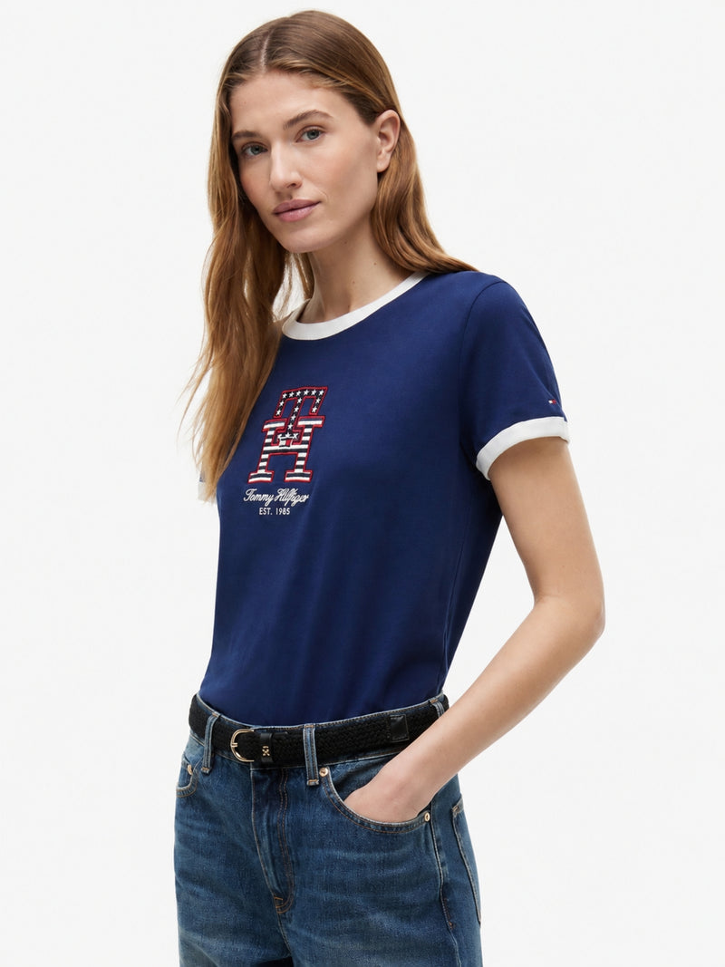 Solid Regular Fit Half Sleeve Cotton Jersey T-Shirt