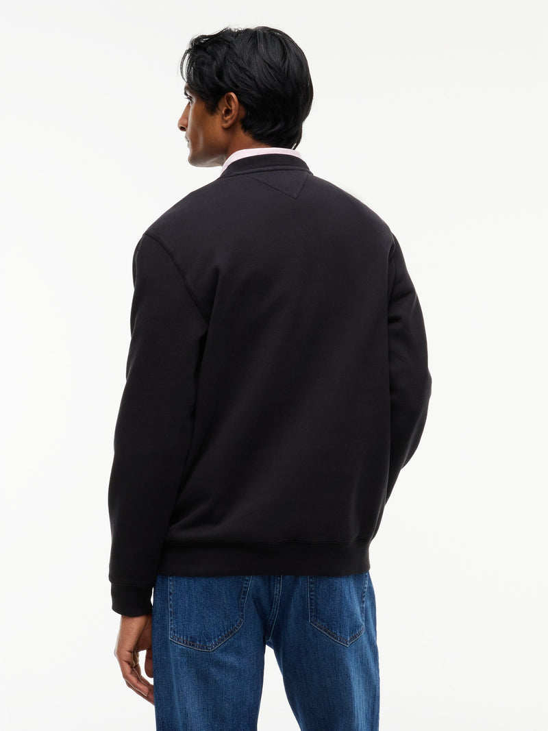 Regular Fit Fleece Crew Neck Sweatshirt