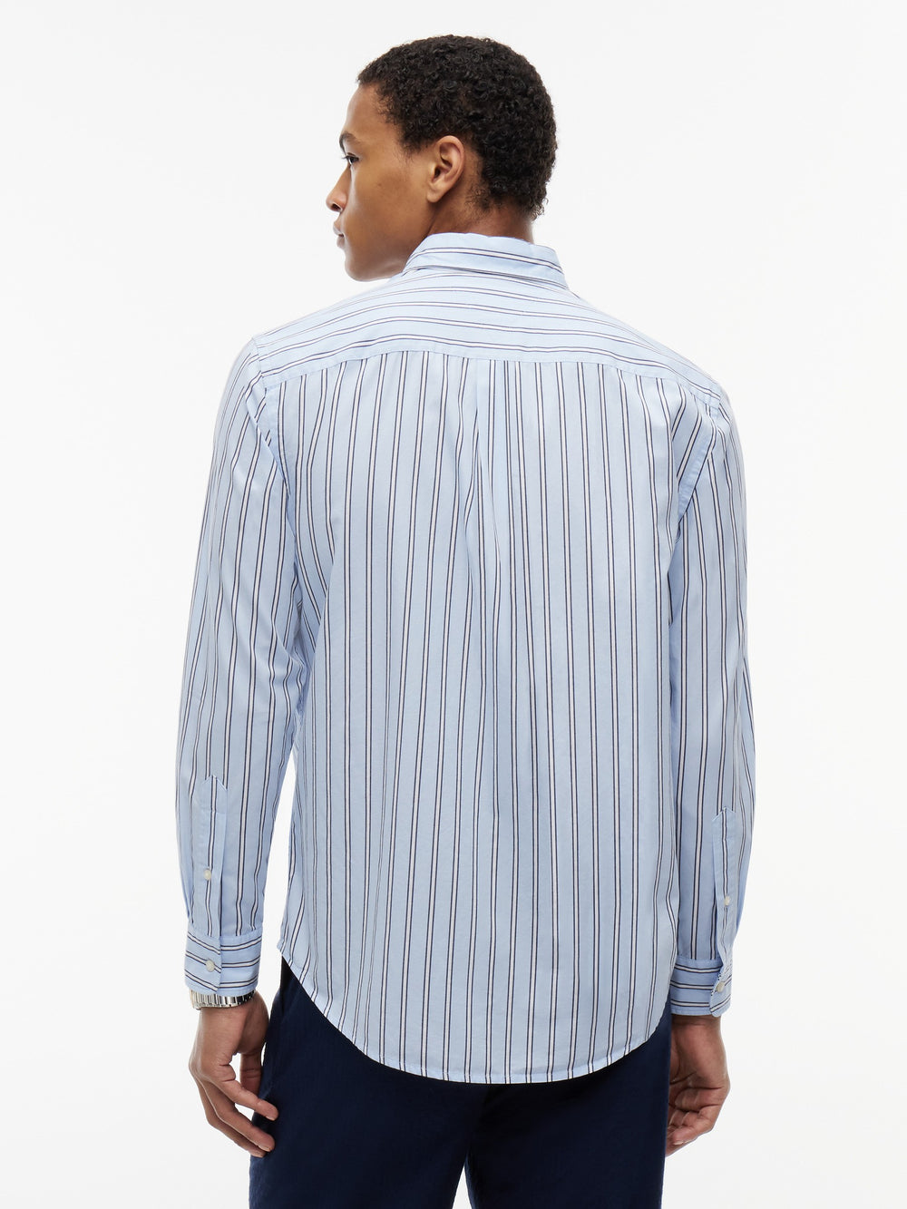 Regular Fit Stripe Poplin Shirt
