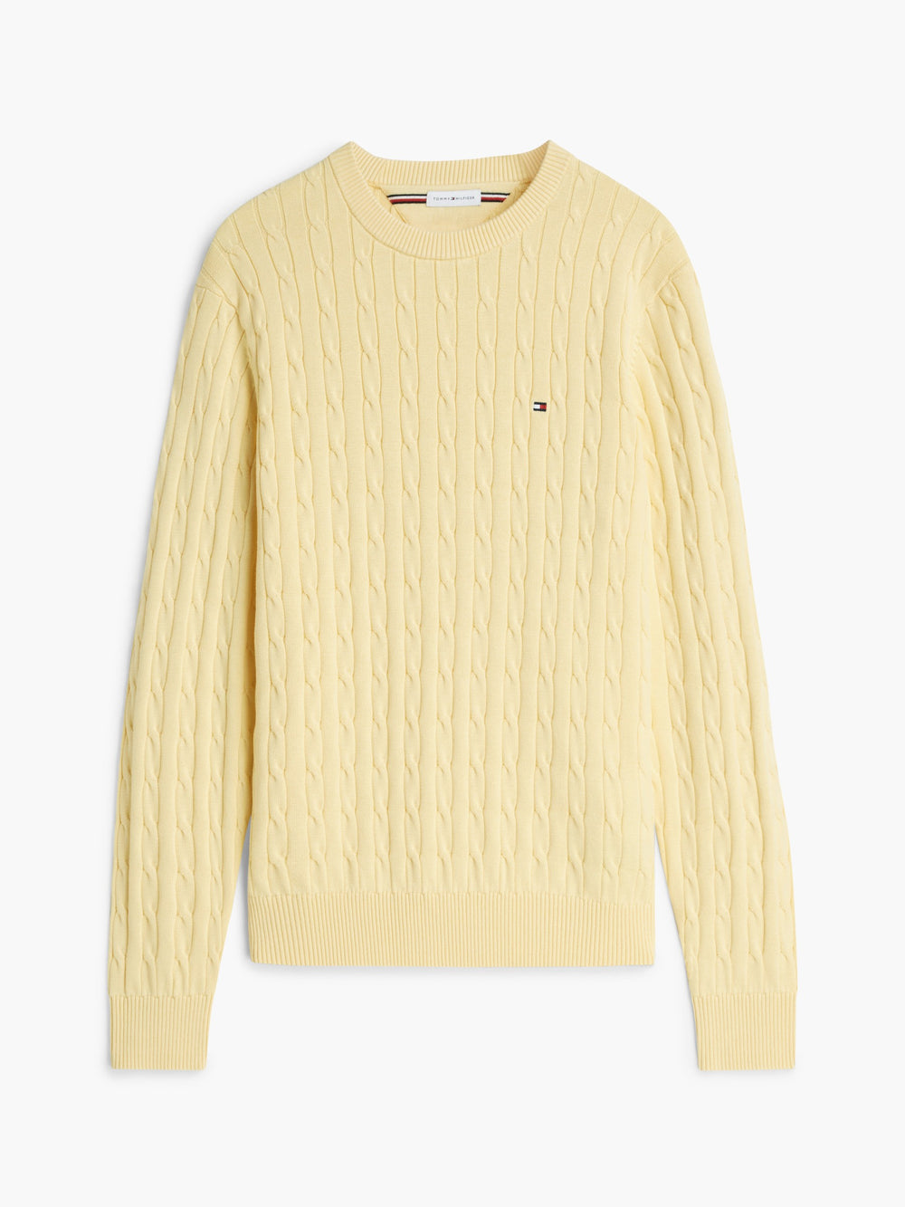Crew Kneck Cable Knit Sweater