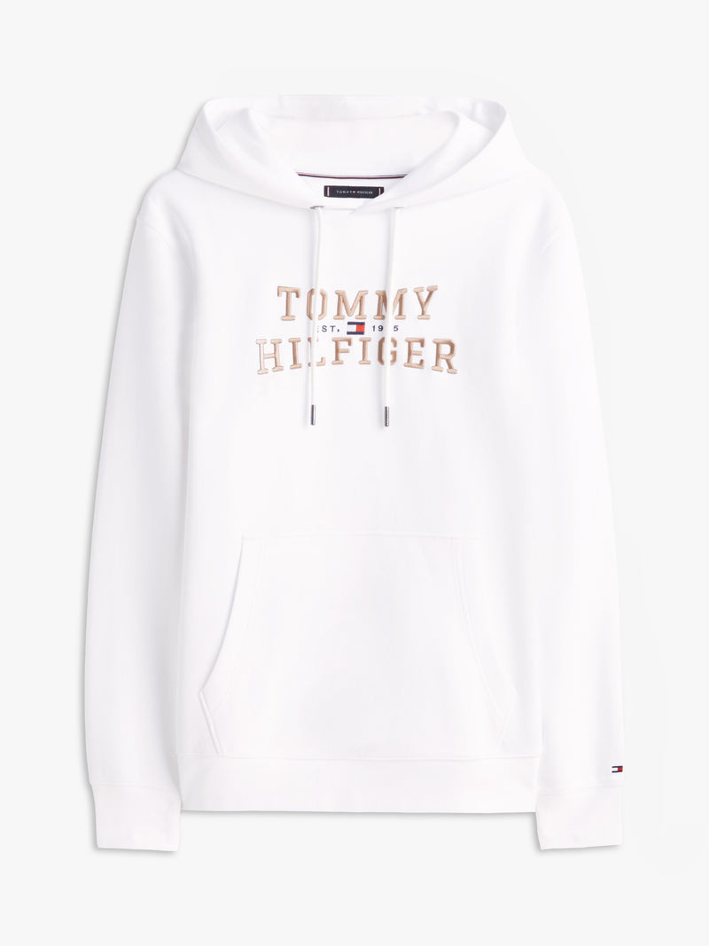 Regular Fit Embroidered Interlock Hoodie