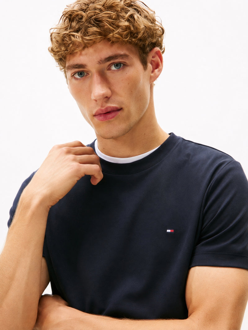 Slim Fit Solid Interlock Tshirt