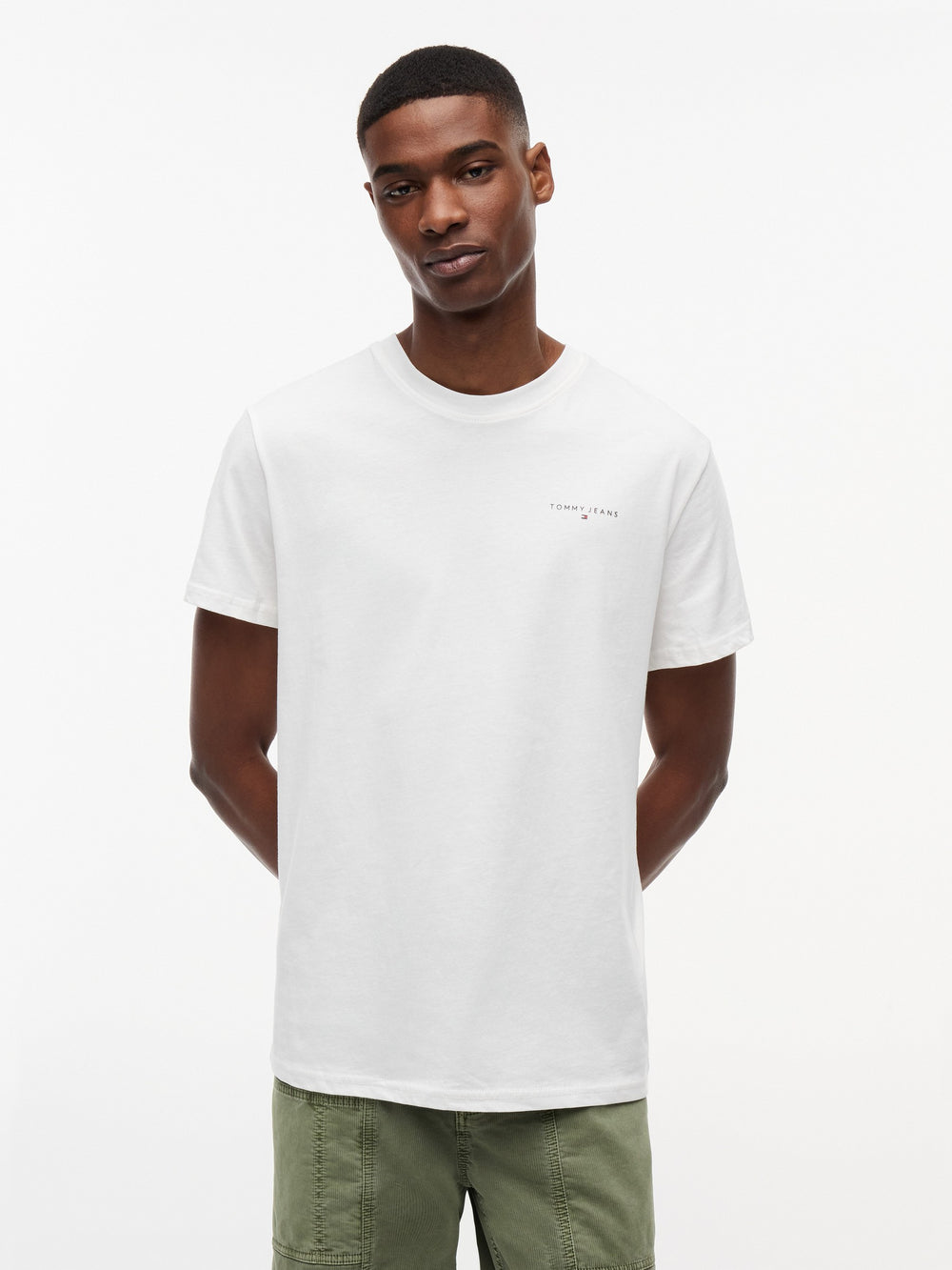 Slim Fit Linear Logo T-Shirt