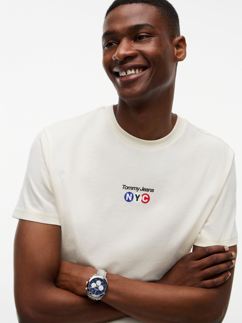 Slim Fit Nyc Logo T-Shirt