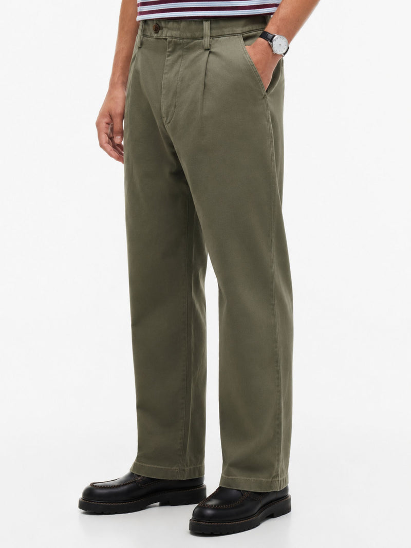 Men Theo Baggy Twill Trouser