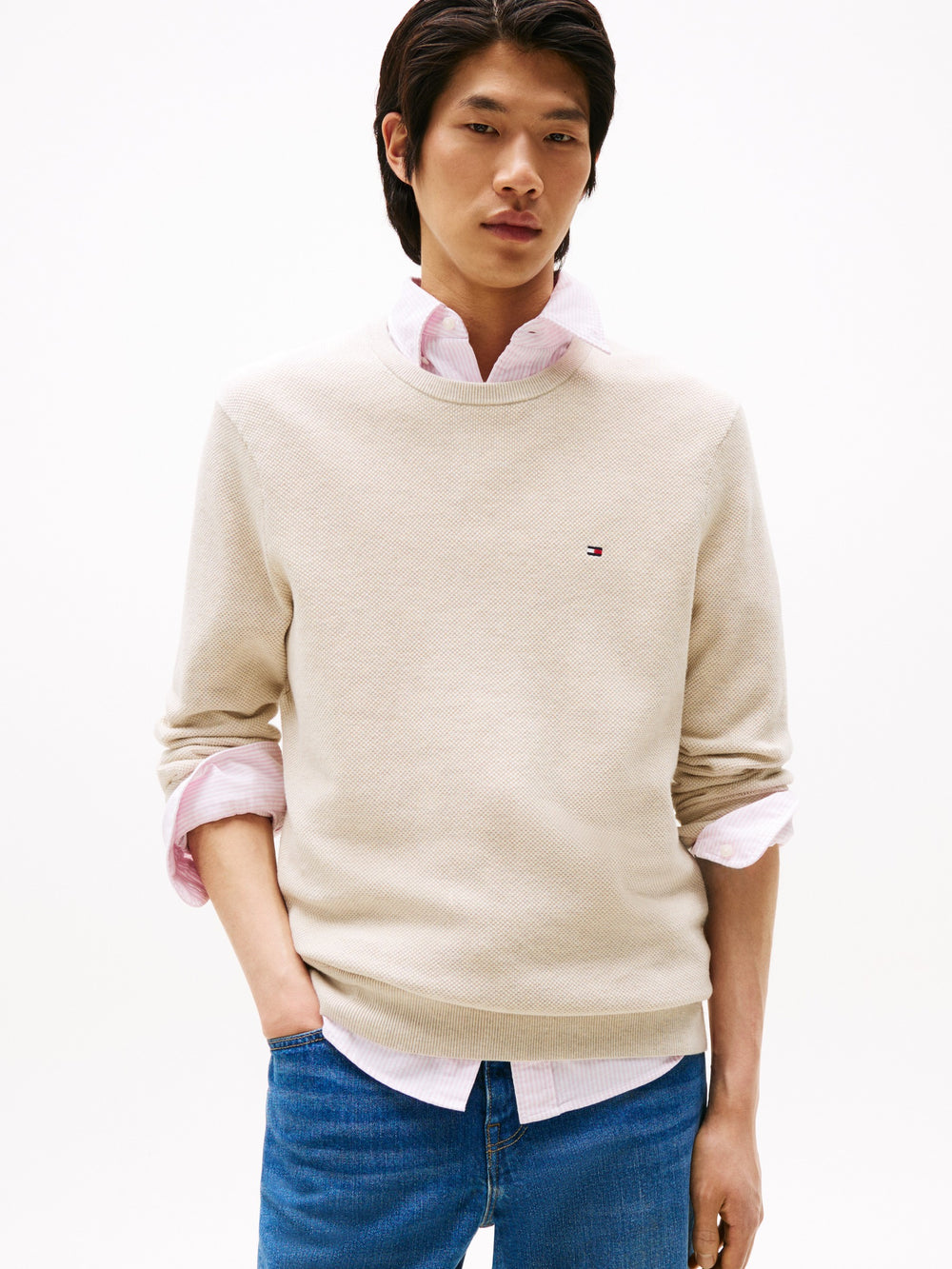 Regular Fit Crew Neck Pullover