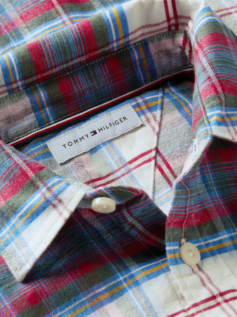 Kids Stretch Check Shirt