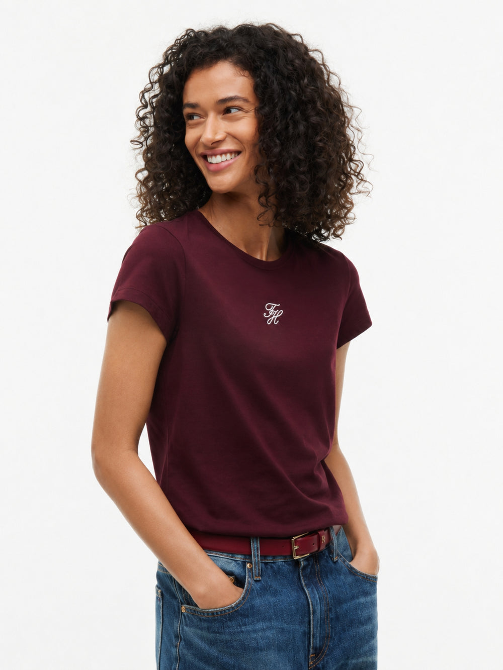 Solid Slim Fit Half Sleeve Cotton Jersey T-Shirt