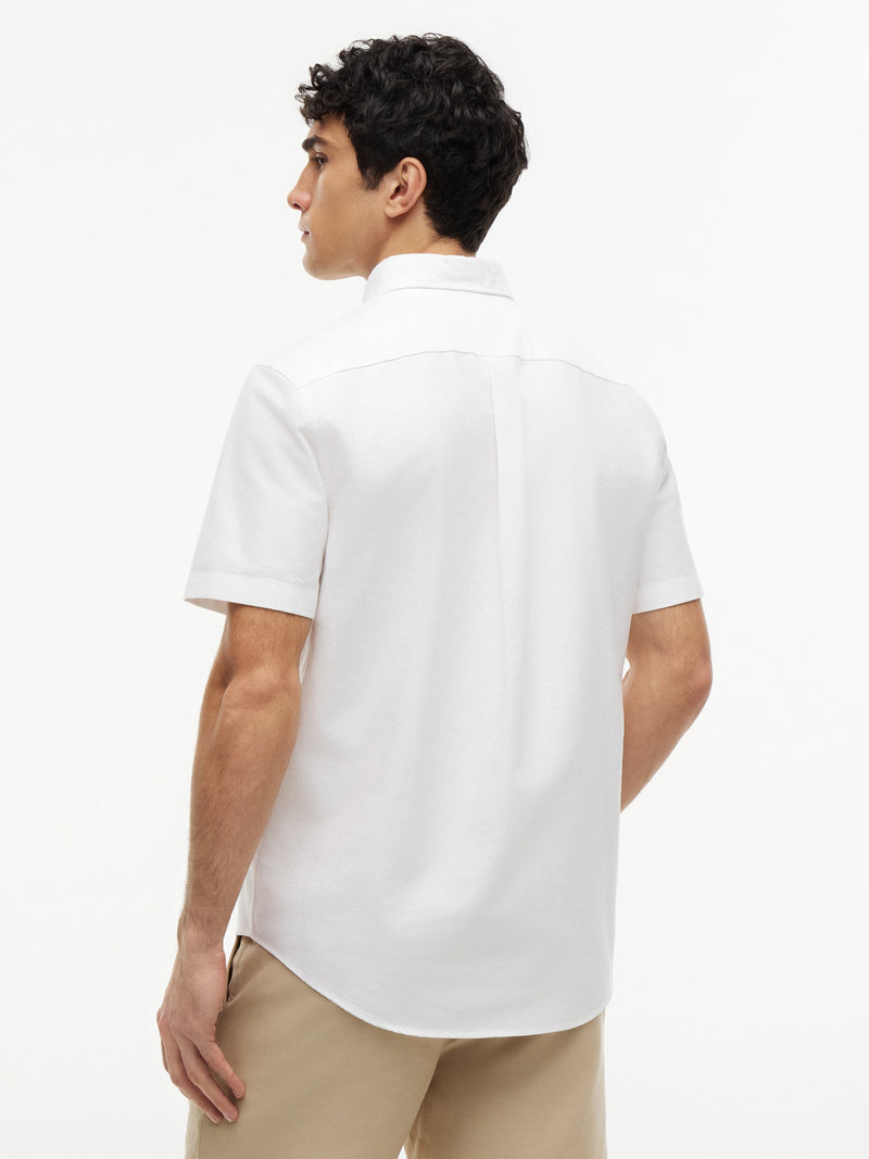 Regular Fit Solid Oxford Shirt