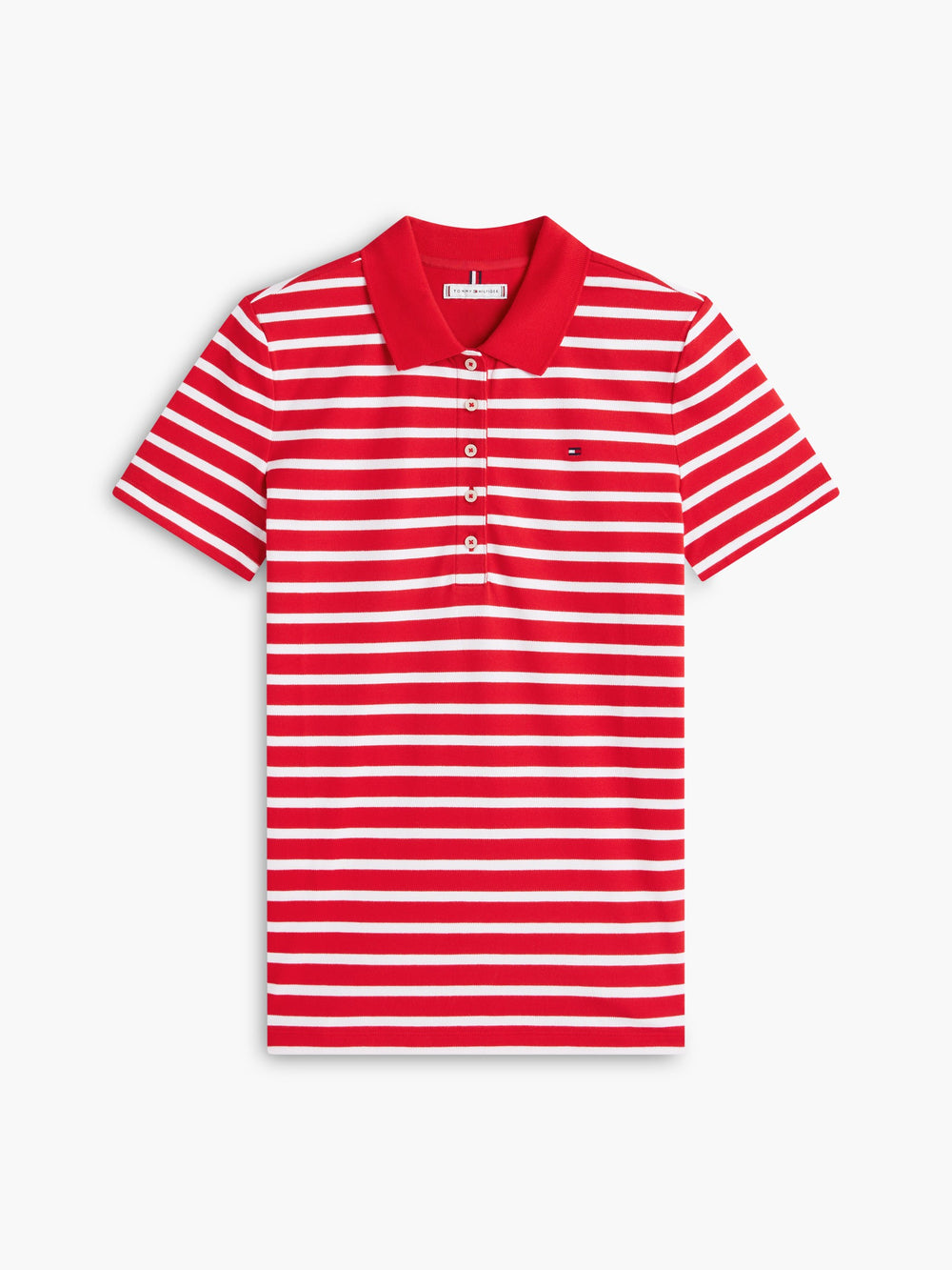 Stripe Regular Fit Half Sleeve Pique Polo