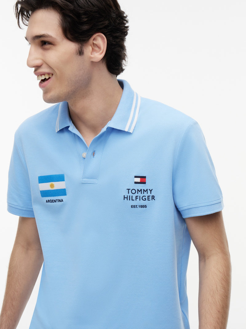 Regular Fit Graphic Pique Polo