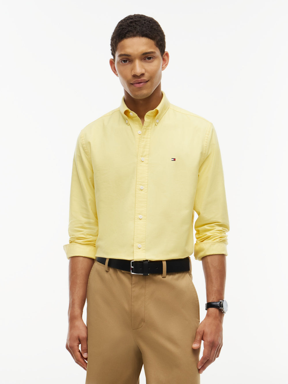Regular Fit Solid Oxford Shirt