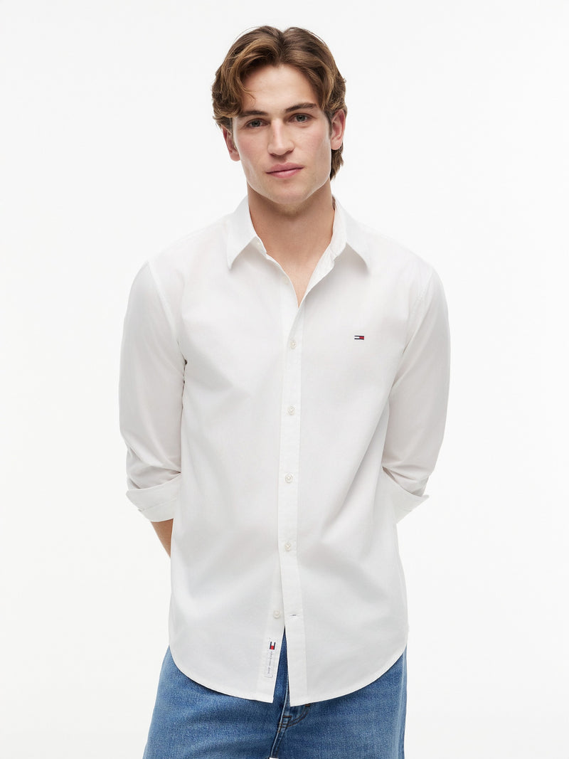 Regular Fit Solid Poplin Shirt