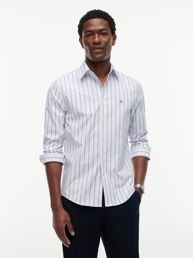 Regular Fit Stripe Performance Shirt