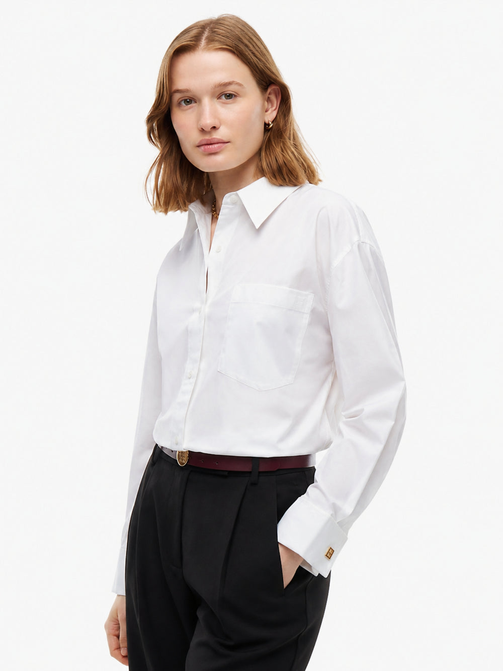 Relaxed Solid Shirt