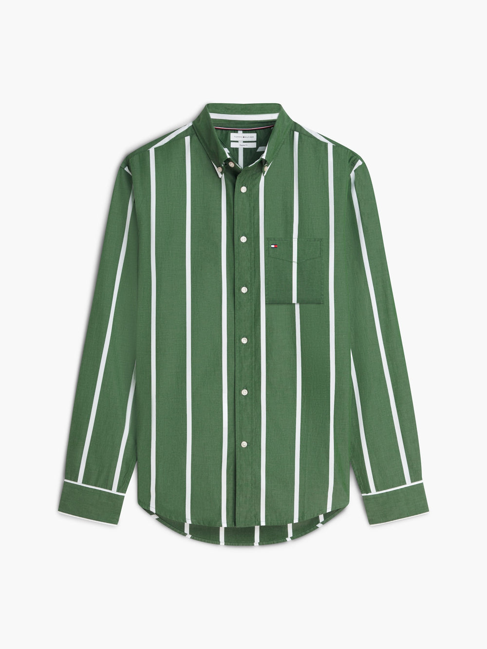 Regular Fit Stripe Poplin Shirt