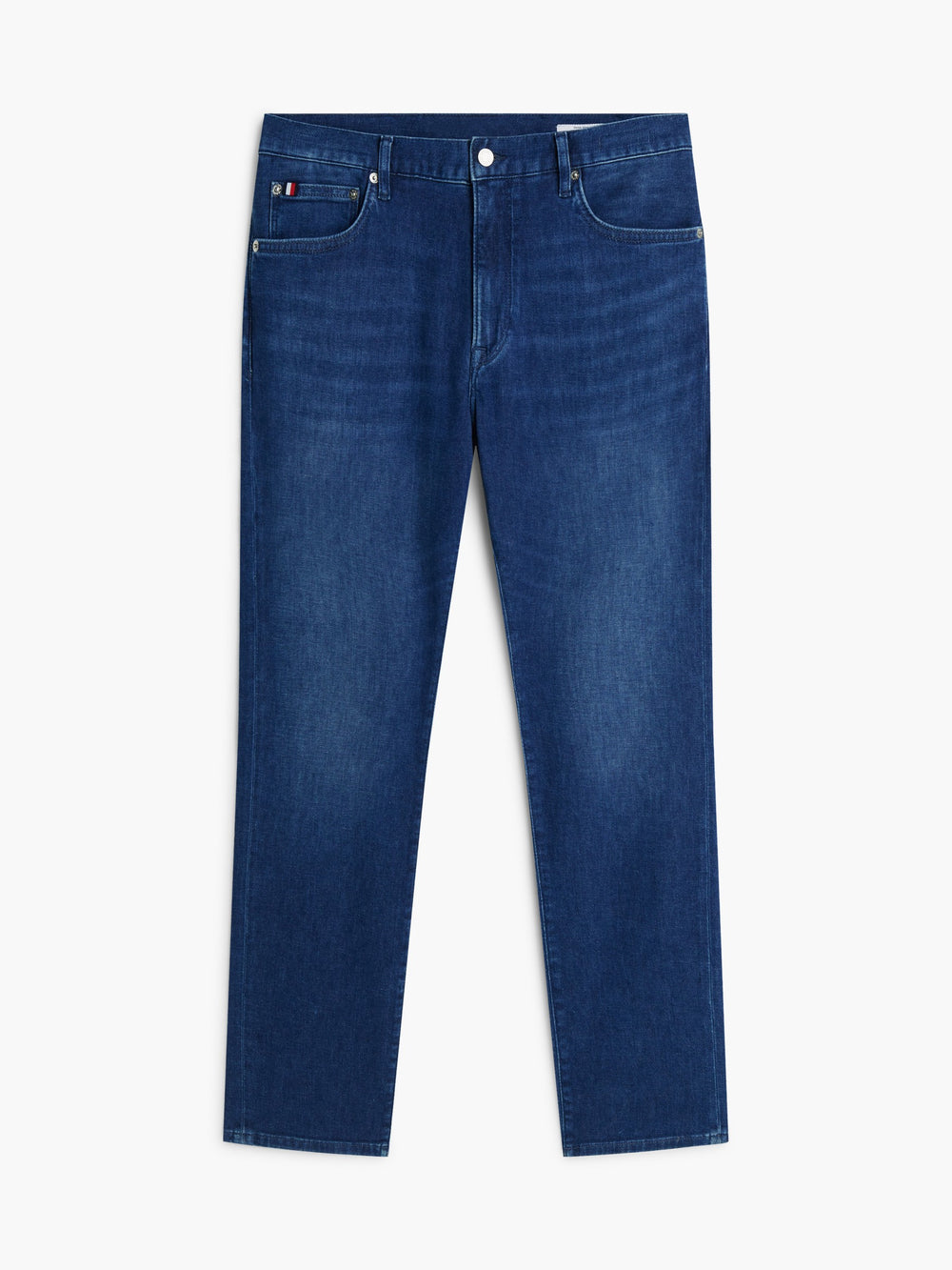 Men Denton Slim Straight Dark Wash Jeans