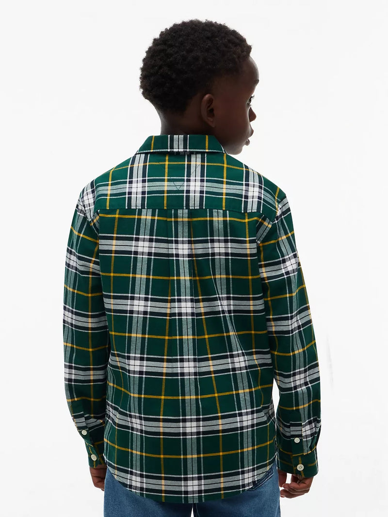 Kids Stretch Check Shirt