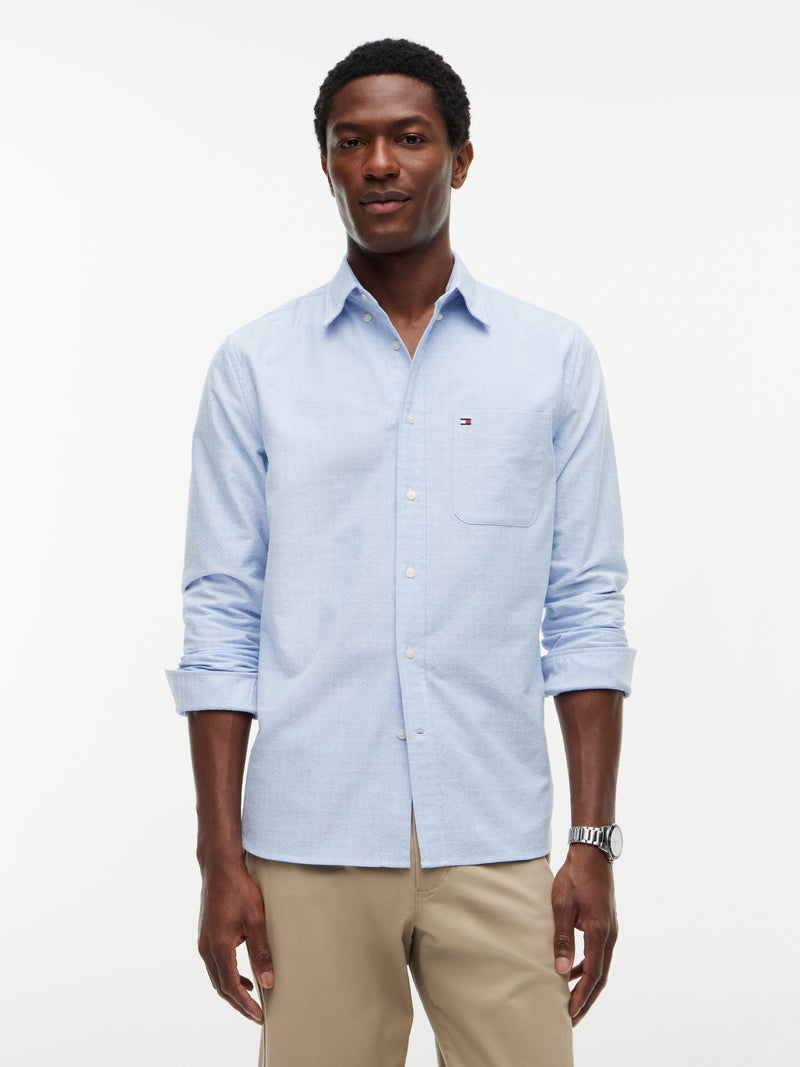 Regular Fit Texture Oxford Shirt