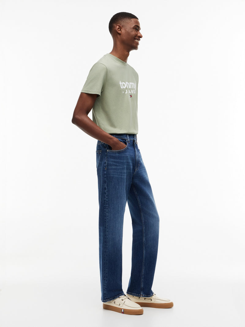 Men Otis Regular Straight Dark Wash Jeans