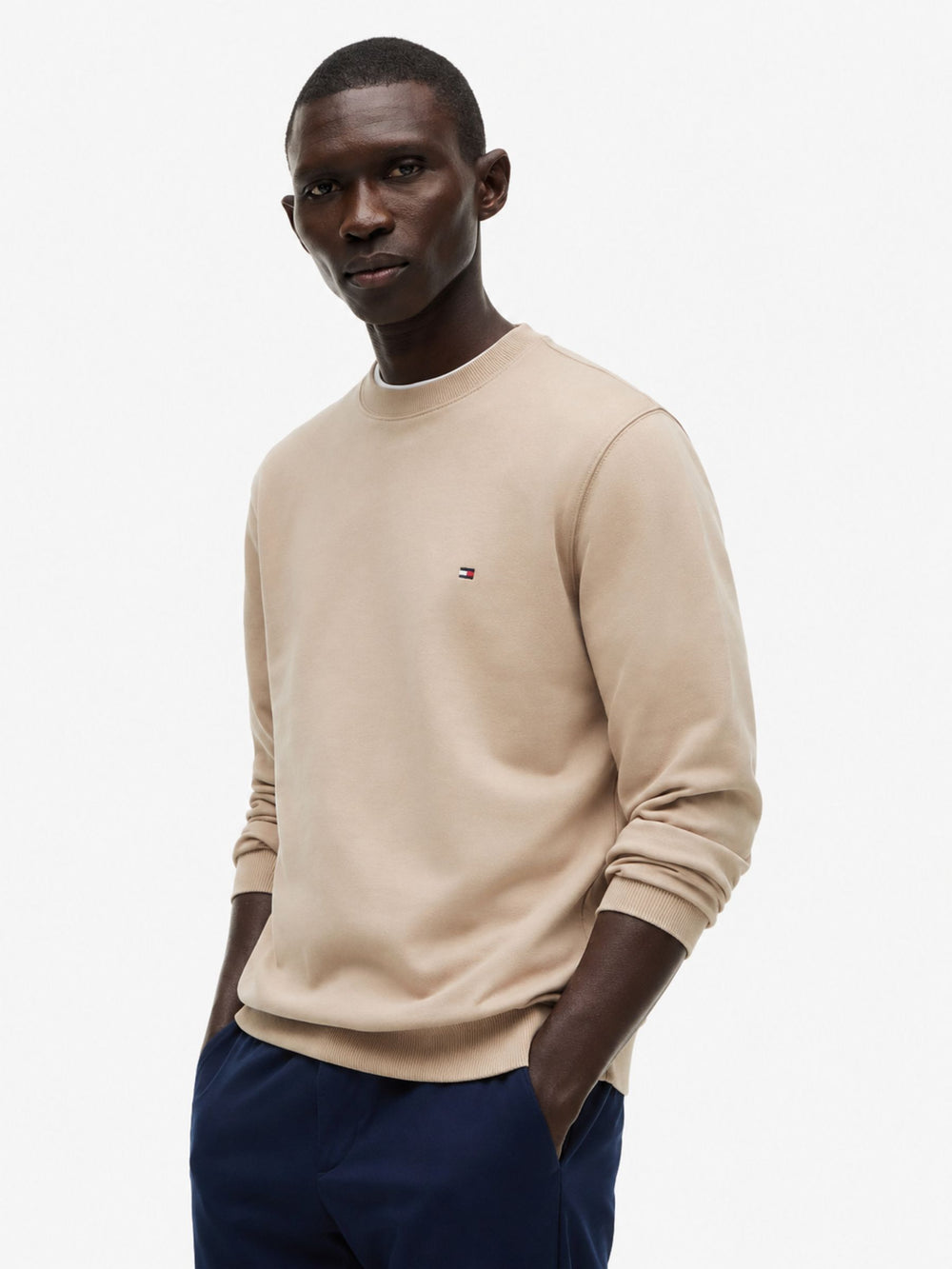 Solid Terry Pullover