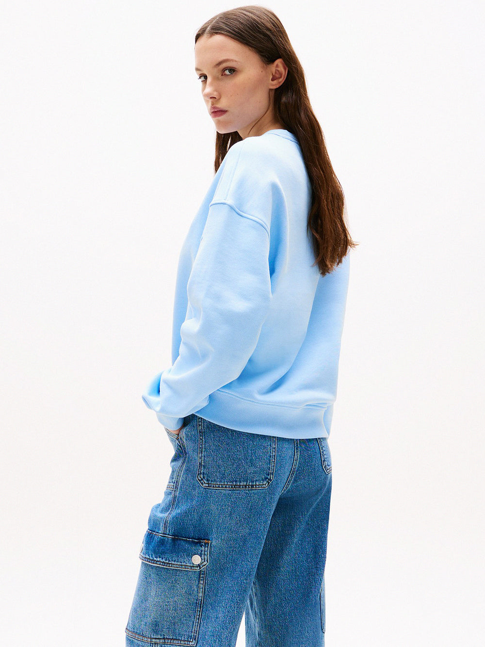Relaxed Fit Terry Pullover