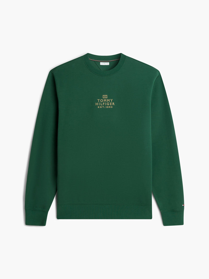 Regular Fit Embroidered Interlock Pullover