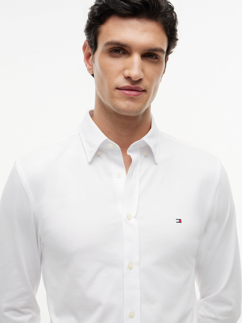 Slim Fit Solid Performance Shirt
