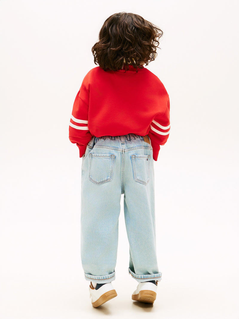 Kids Wide Pull On Jeans