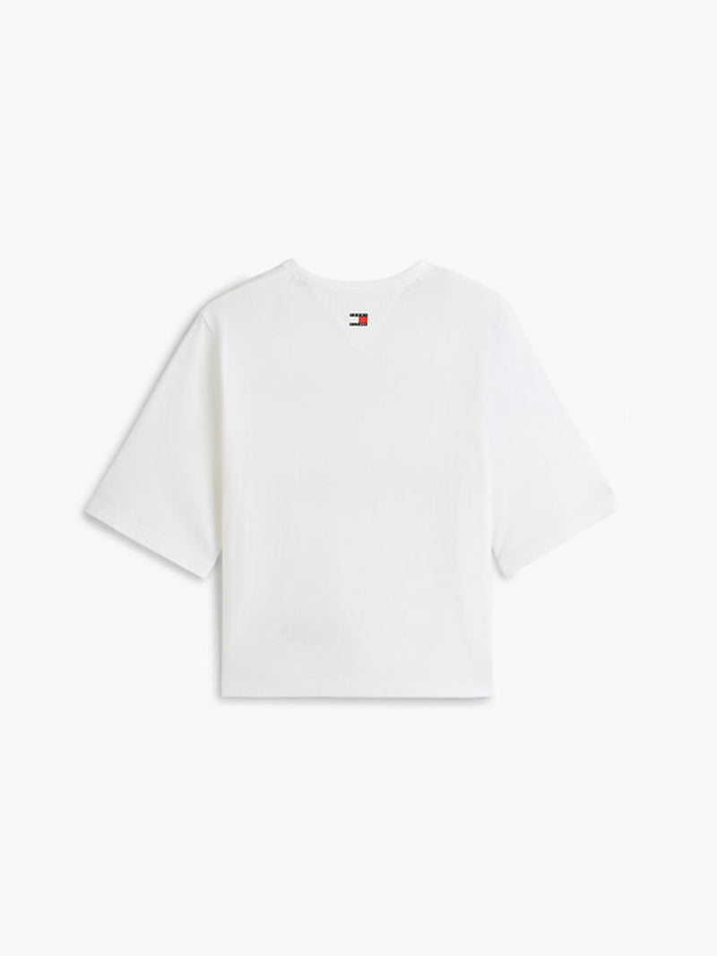 Solid Relaxed Fit Short Sleeve Cotton Jersey T-Shirt