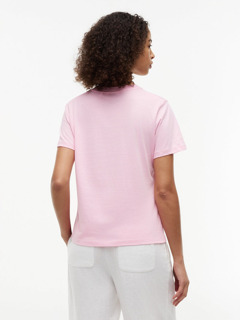 Solid Regular Fit Half Sleeve Cotton Jersey T-Shirt
