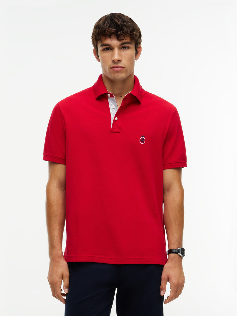 Relaxed Solid Pique Polo