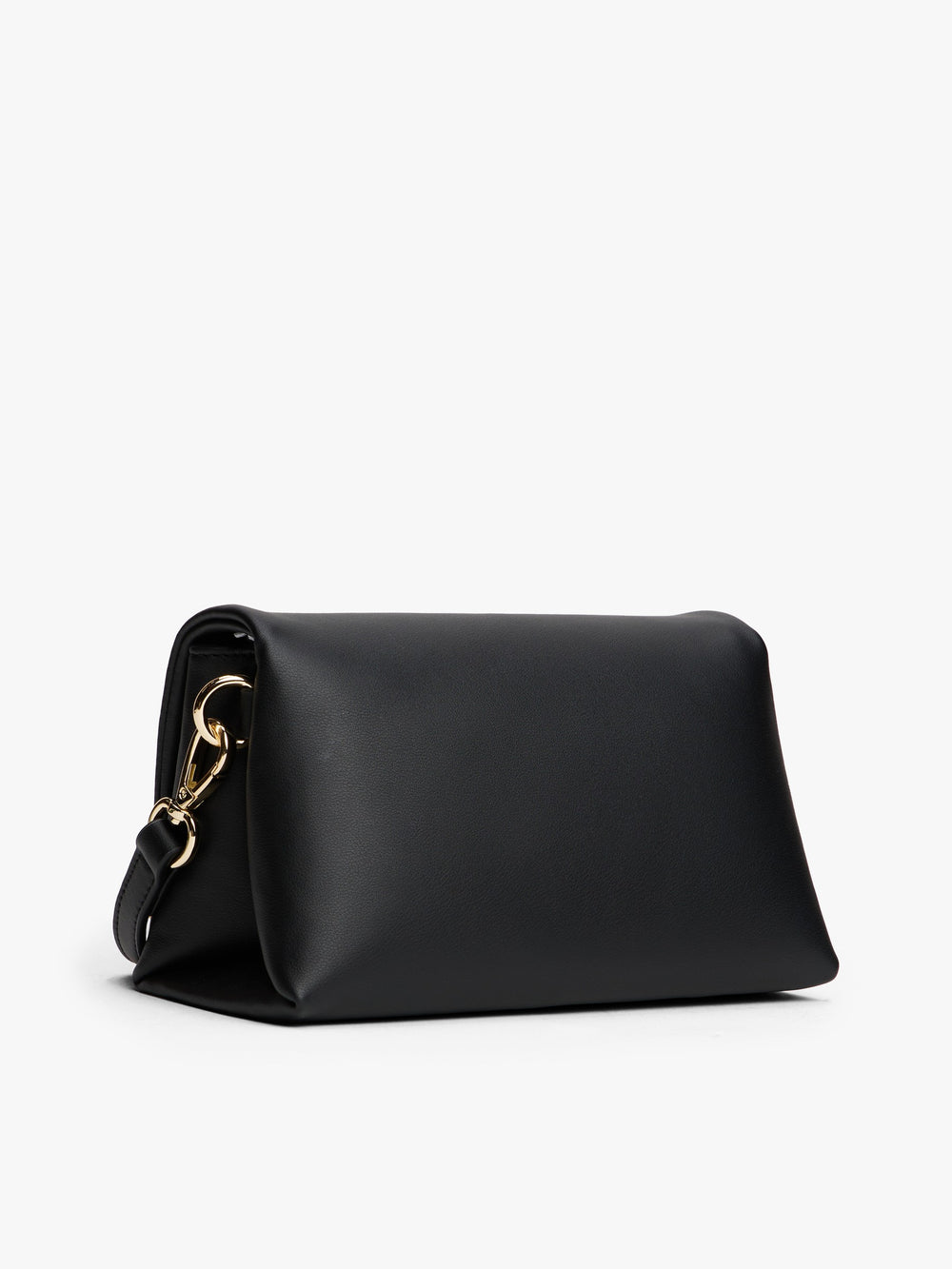 Solid Pu Crossbody Bag