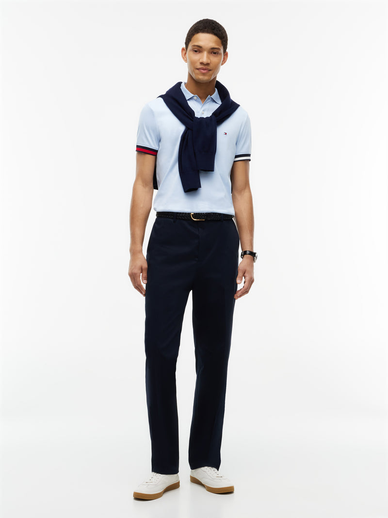 Slim Fit Interlock Polo