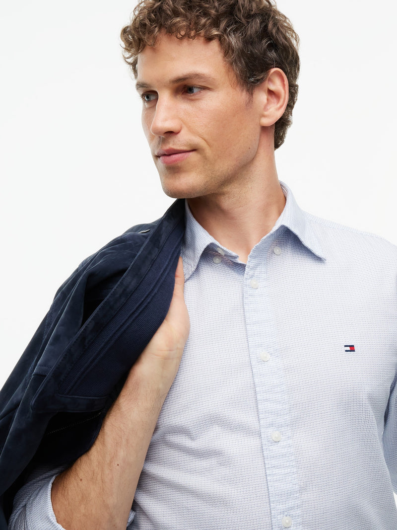 Regular Fit Texture Dobby Shirt