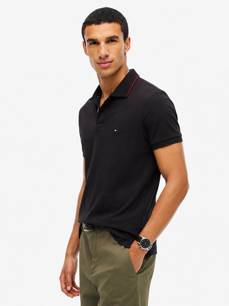 Slim Fit Interlock Polo